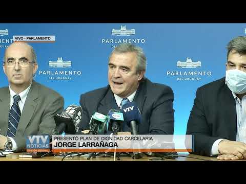 Jorge Larrañaga presentó el Plan de Dignidad Carcelaria
