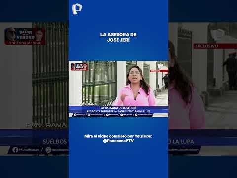 Stefanie Vega, asesora y persona de confianza del presidente José Jerí...