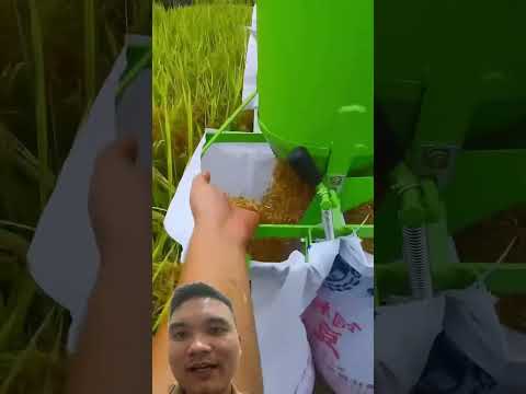 Máy Gặt Siêu Nhỏ Gọn #farming