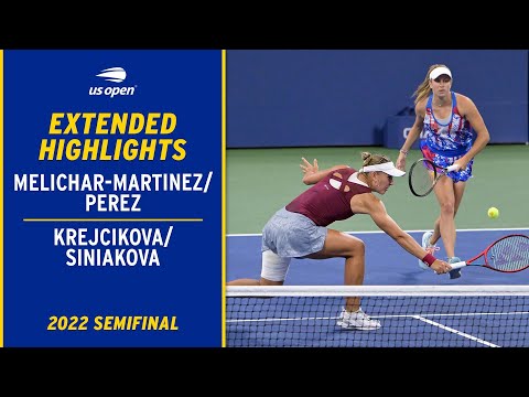 Melichar-Martinez/Perez vs. Krejcikova/Siniakova Extended Highlights | 2022 US Open Semifinal