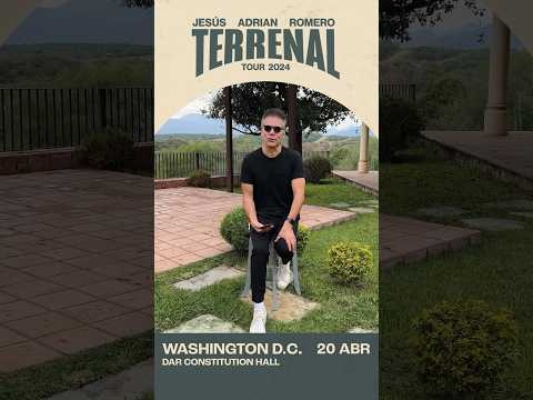 Washington DC, nos vemos mañana en el DAR Constitution Hall a las 8:00pm. #terrenaltour #shorts