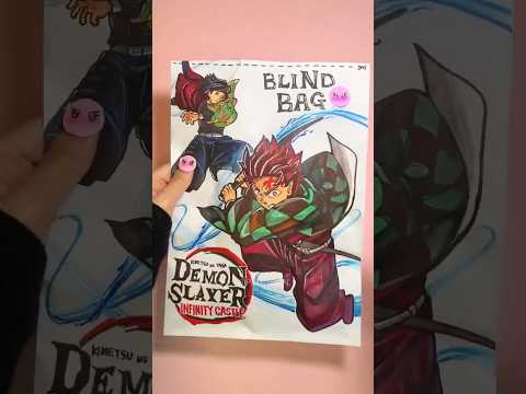 Demon slayer blind bag 귀멸의칼날 블라인드백 #demonslayer #papercraft #unboxing #diy #귀멸의칼날 #종이놀이