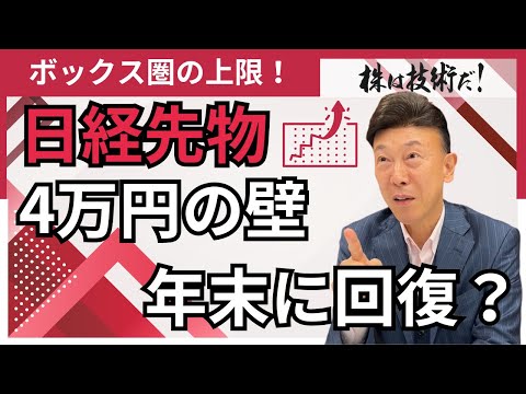 日経先物はボックス圏の上限！4万円の壁を超えるためには？