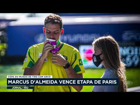 Mundial de tiro com arco: Marcus D´Almeida leva ouro na etapa de Paris