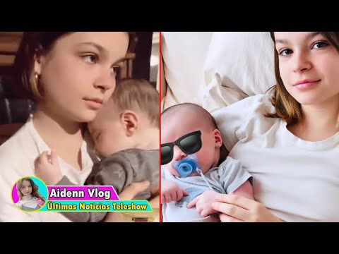 El emotivo video de Muna Pauls durmiendo a su hermanito de 5 meses