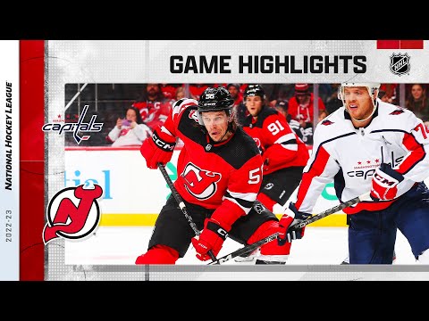 Capitals @ Devils 11/26 | NHL Highlights 2022