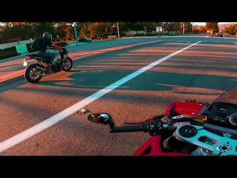 RUNNING THE STREETS ON THE V4!