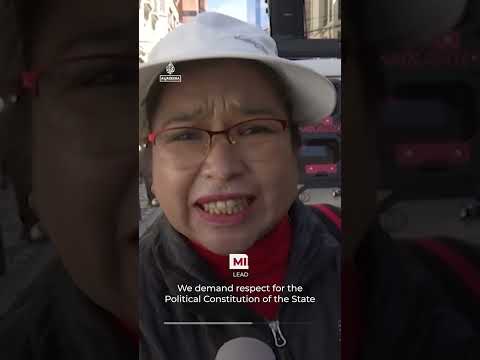 Bolivian police fire tear gas at protesting teachers | AJ #shorts