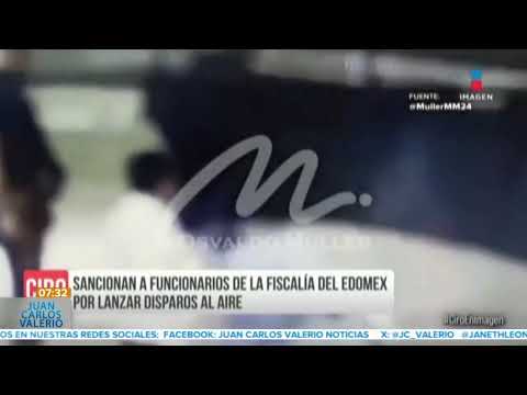 Agentes disparan al aire || Noticias con Juan Carlos Valerio