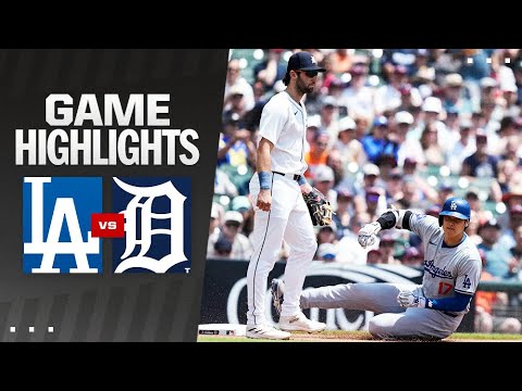 Dodgers vs. Tigers Game Highlights (7/13/24) | MLB Highlights