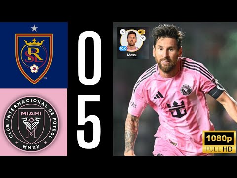 Messi Goes CRAZY! 🤯 3 Goals &amp; 2 Assists | Salt Lake City 0 Inter Miami 5