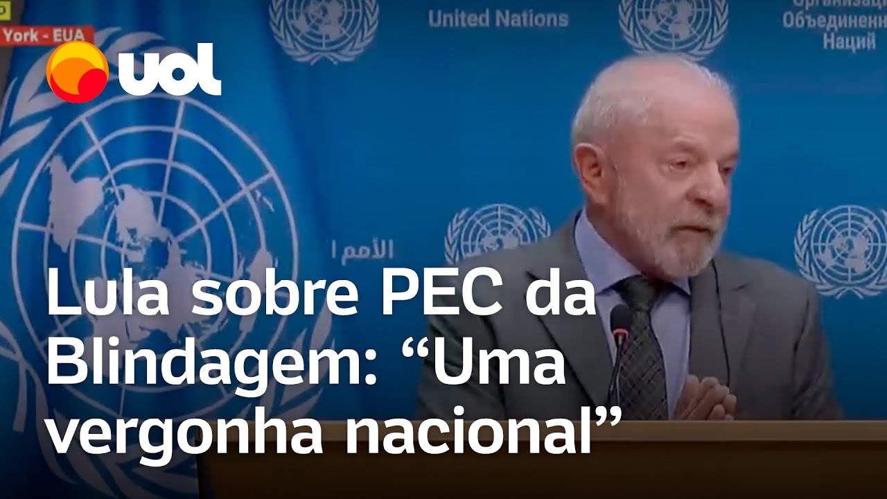 Lula apoia rejeição da PEC da Blindagem no Senado Destino que ela merece