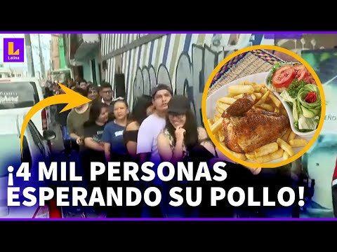 Susy Díaz vende pollo a la brasa a 1 sol: Largas colas en San Martín de Porres debido a esta oferta