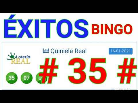BINGOO...!! # 35 # loteria REAL / UN SÓLO NÚMERO PARA HOY/ GANAR LAS LOTERÍAS MÁS PARA HOY...!!