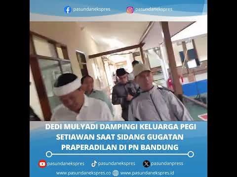 Dedi Mulyadi Dampingi Keluarga Pegi Setiawan Saat Sidang Gugatan Praperadilan di PN Bandung #shorts