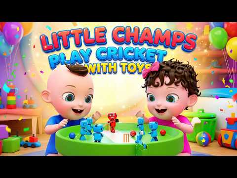 Let's Play Cricket! 🏏 Toy Sports Fun for Little Champs