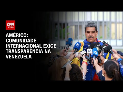 Américo: Comunidade internacional exige transparência na Venezuela | LIVE CNN