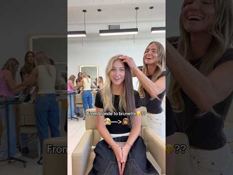 She’s going dark…. ?!?! #hairbycrissy #16kids #notenoughnelsons #nenfam #newhairstyle