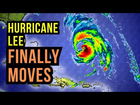 Hurricane Lee finally Starts Moving…