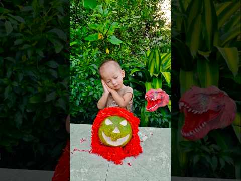 cute baby and dinosaur! p47 🦖🤣👶