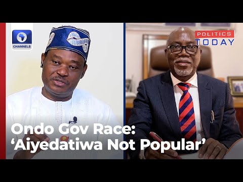 Ondo: Aiyedatiwa Not Popular, Has Never Won Election Before – Jimoh Ibrahim | Politics Today