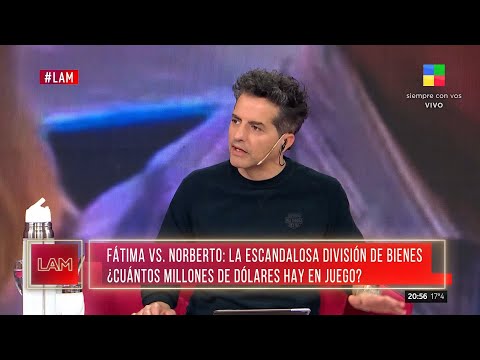 Escándalo por la división de bienes entre Fátima Florez y su exmarido