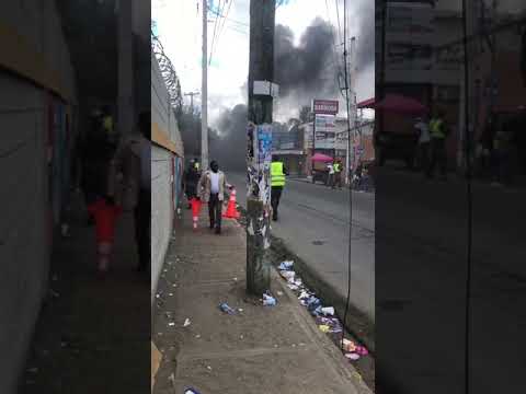 Protestan en Santo Domingo Este por suspensión de elecciones municipales