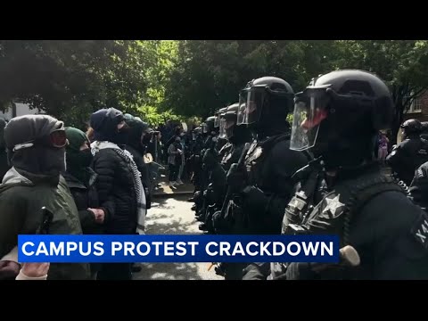 College protests crackdown