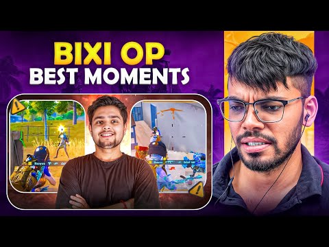 Bixi OP Vs Streamers Best Moments in BGMI - Casetoo Reacts!