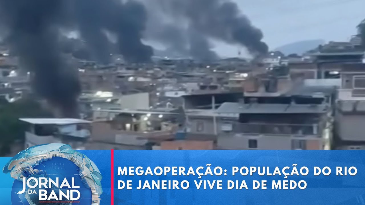 Megaoperação população do Rio de Janeiro vive dia de medo | Jornal da Band  TV Online Megaoperação população do Rio de Janeiro vive dia de medo | Jornal da Band