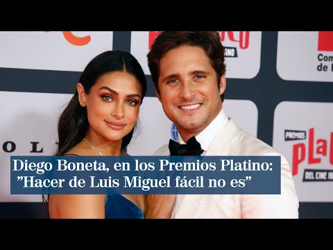 Diego Boneta, en los Premios Platino: Hacer de Luis Miguel fácil no es