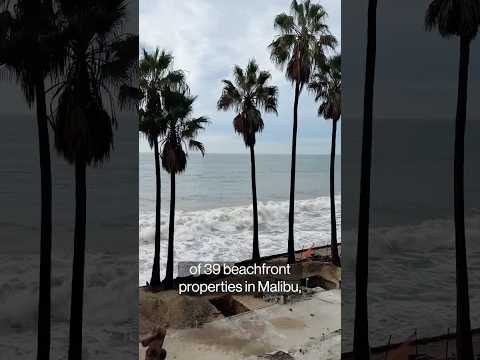Malibu's Fire-Damaged Mansions Face El Niño Threat