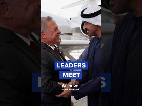 King Abdullah, UAE president hold talks in Abu Dhabi