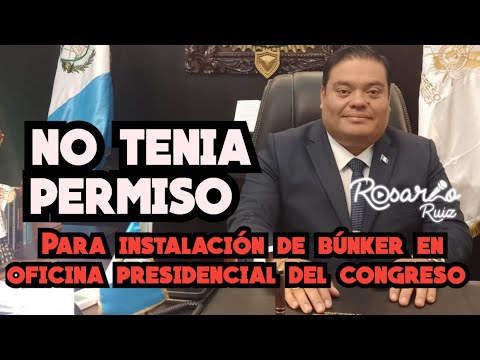 Allan Rodríguez será denunciado por Construcción de Búnker en Congreso de la República sin permiso