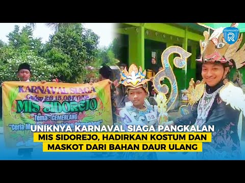 Uniknya Karnaval Siaga Pangkalan MIS Sidorejo, Hadirkan Kostum dan Maskot dari Bahan Daur Ulang