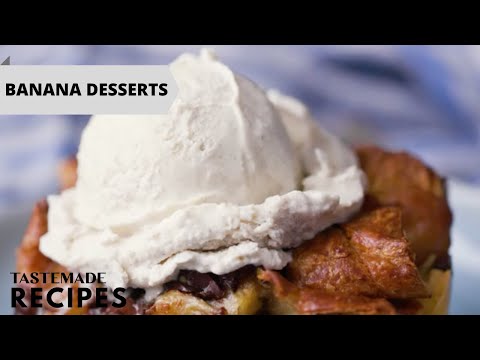 10 Banana Desserts That Will Have Your Tastebuds Doing Splits! ?