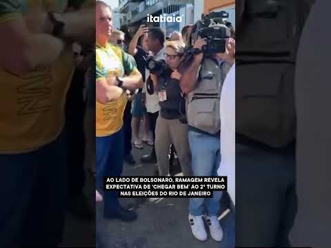 RAMAGEM VOTA AO LADO DE JAIR BOLSONARO NO RIO: EXPECTATIVA DE CHEGAR BEM NO 2º TURNO