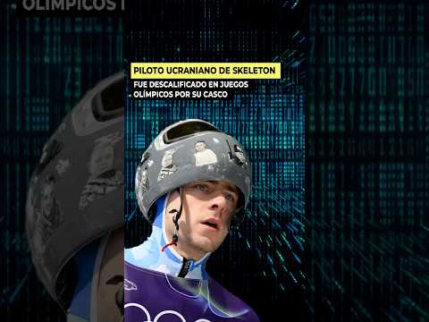 Piloto ucraniano de skeleton fue descalificado en juegos olímpicos por su casco