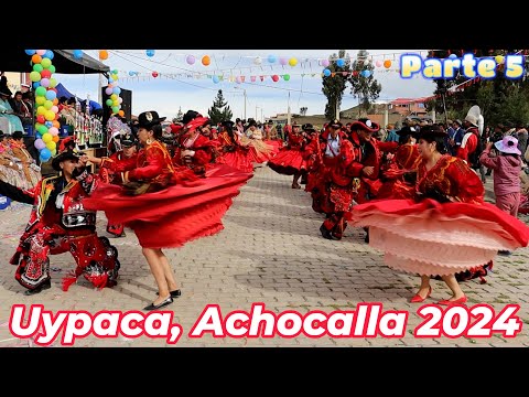 Parte 5, Rosas de Viacha  una linda participación con la danza CH'UTAS en UYPACA -Achocalla 2024