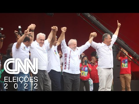 Lula discursa durante evento de pré-campanha em Salvador | CNN SÁBADO