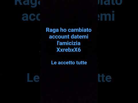 datemi l'amicizia se volete