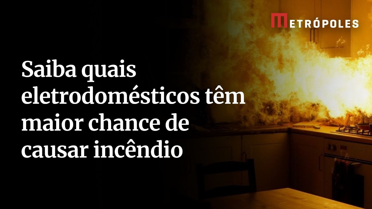 Saiba quais eletrodomésticos têm maior chance de causar incêndio