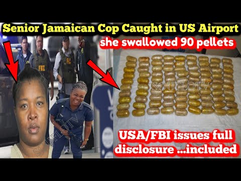Senior Jamaican Cop Caught In USA Airport Transporting Drugs