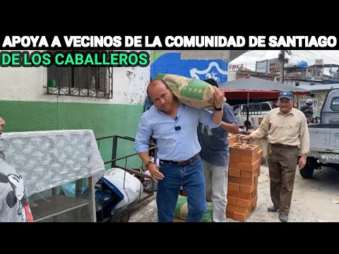 CRISTIAN ALVAREZ APOYA A VECINOS DE LA COMUNIDAD DE SANTIAGO DE LOS CABALLEROS EN ZONA 6 GUATEMALA