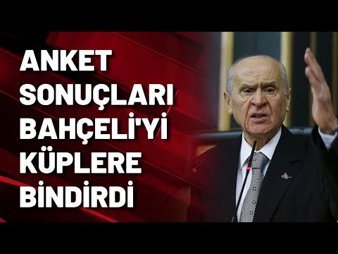 Anket sonuçları Bahçeli'yi küplere bindirdi...