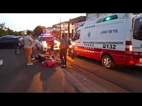 Motociclista herido en accidente en zona de La Placita