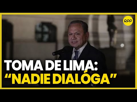 Toma de Lima: Mariano González considera que el Gobierno debe dar la iniciativa de dialogar