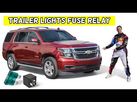 CHEVROLET TAHOE SUBURBAN TRAILER LIGHTS FUSE RELAY LOCATION REPLACEMENT 2015 2016 2017 2018 2019 202