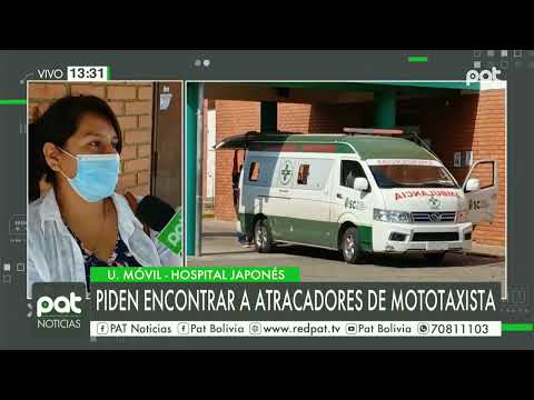 Extraen proyectil a mototaxista que sufrió atraco en Pailón