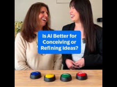 Is AI Better for Conceiving or Refining Ideas? 💡 (Part 2)
